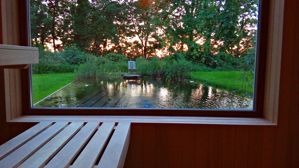 piscine dans la nature